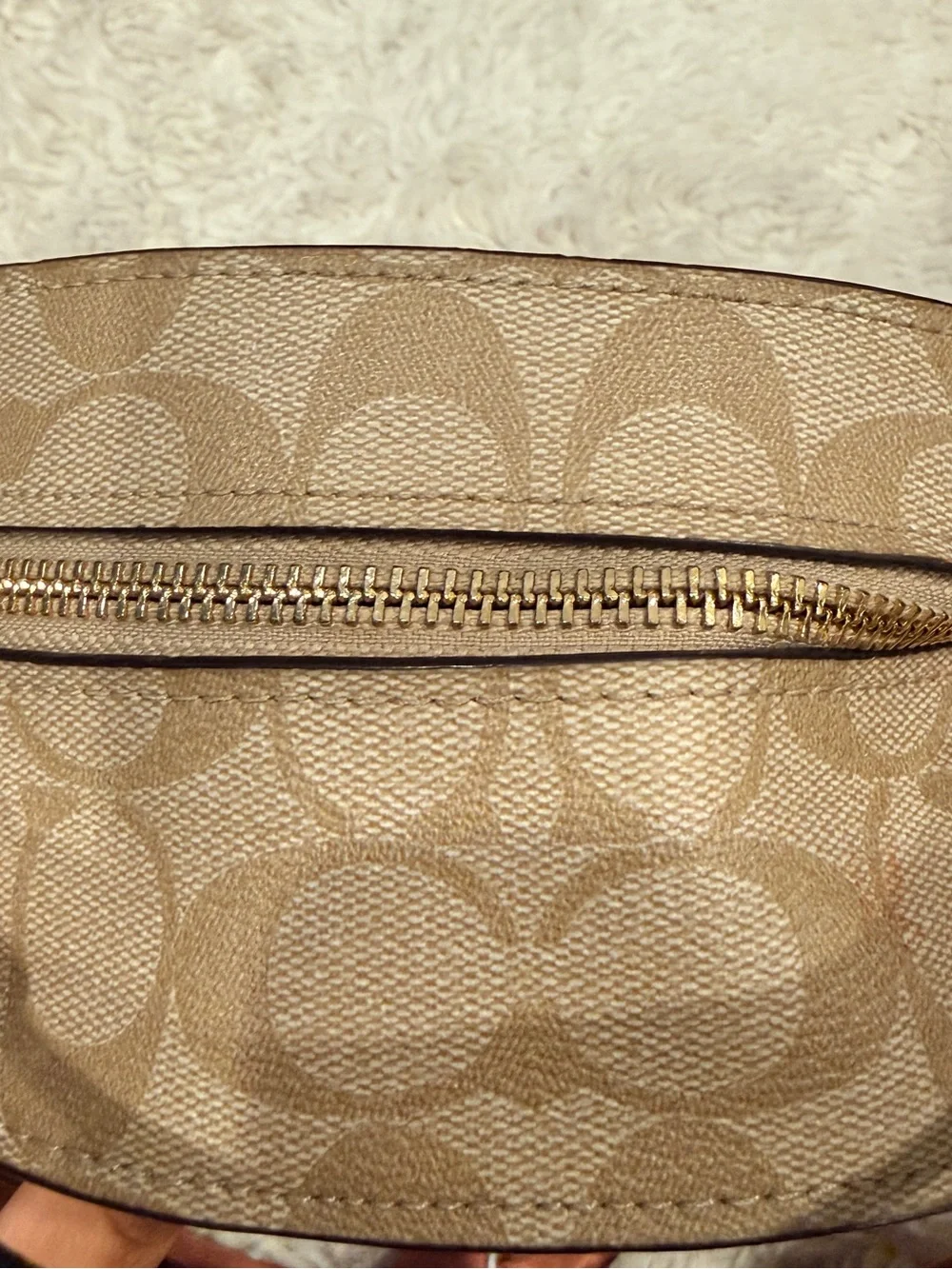 Coach Jordyn Leather Backpack with Gold Hardware